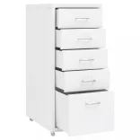 fehér fém mobil iratszekrény 28 x 41 x 69 cm