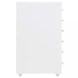 fehér fém mobil iratszekrény 28 x 41 x 69 cm