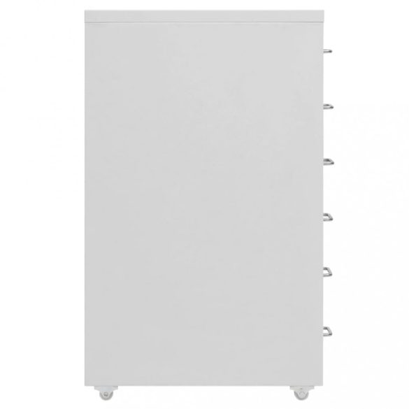 szürke fém mobil iratszekrény 28 x 41 x 69 cm