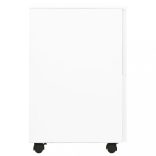 fehér acél mobil iratszekrény 39 x 45 x 67 cm