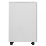 világosszürke acél mobil iratszekrény 39 x 45 x 67 cm