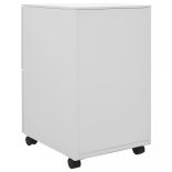 világosszürke acél mobil iratszekrény 39 x 45 x 67 cm