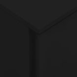 fekete acél mobil iratszekrény 39 x 45 x 60 cm