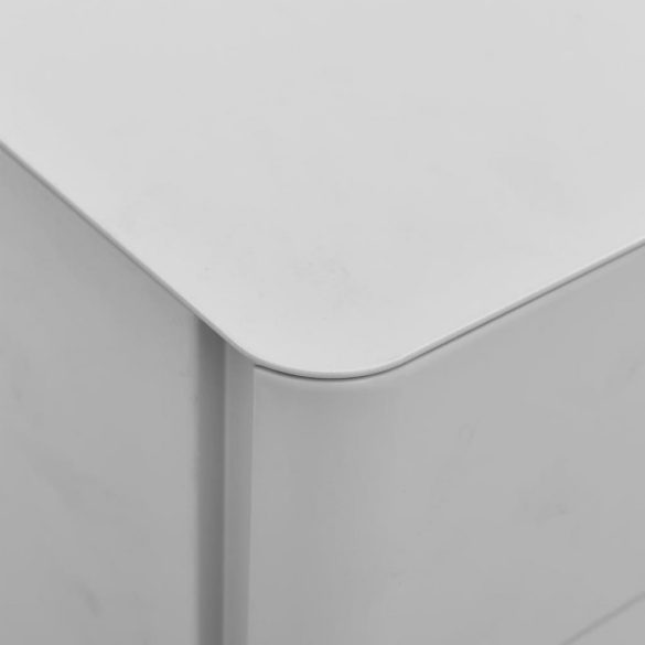 világosszürke acél mobil iratszekrény 30 x 45 x 59 cm