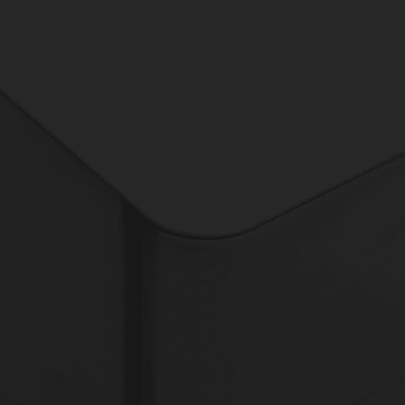 fekete acél mobil iratszekrény 30 x 45 x 59 cm