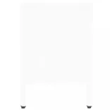 fehér acél és üveg TV-szekrény 90 x 30 x 44 cm