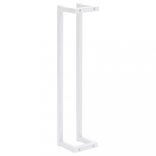 fehér acél törölközőtartó 12,5 x 12,5 x 60 cm