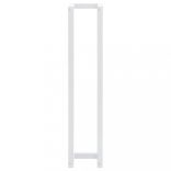 fehér acél törölközőtartó 12,5 x 12,5 x 60 cm