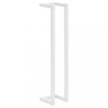 fehér acél törölközőtartó 12,5 x 12,5 x 60 cm
