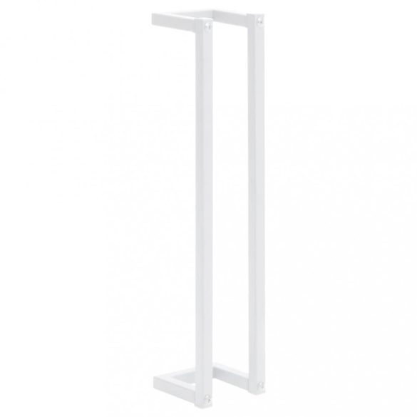 fehér acél törölközőtartó 12,5 x 12,5 x 60 cm