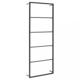 fekete acél törölközőtartó 45 x 10 x 115 cm