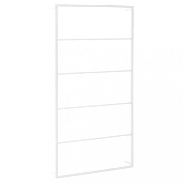 fehér acél törölközőtartó 60 x 10 x 116 cm