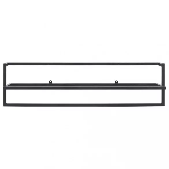 fekete vas törölközőtartó 95 x 25 x 22 cm