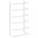 fehér acél törölközőtartó 24 x 12 x 48 cm