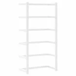 fehér acél törölközőtartó 24 x 12 x 48 cm