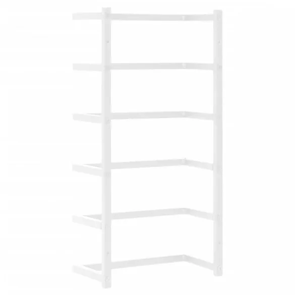 fehér acél törölközőtartó 24 x 12 x 48 cm