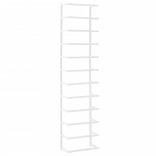 fehér acél törölközőtartó 24 x 12 x 96 cm