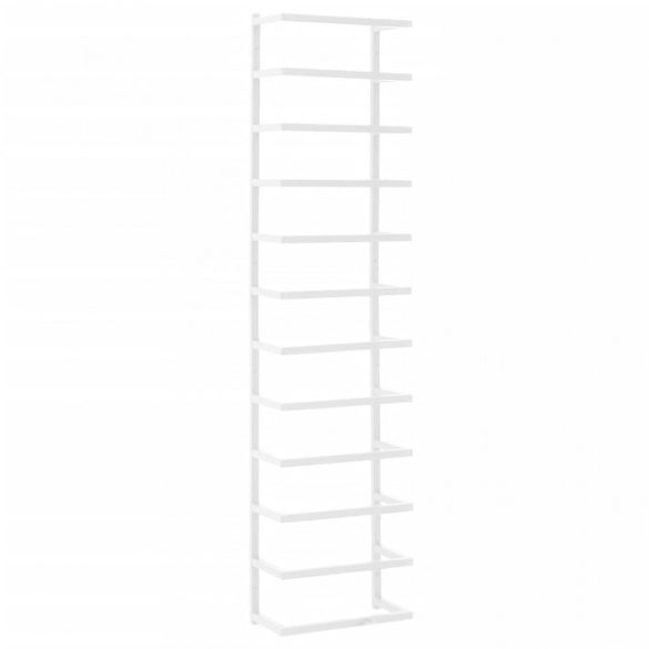 fehér acél törölközőtartó 24 x 12 x 96 cm