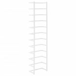 fehér acél törölközőtartó 24 x 12 x 96 cm