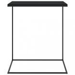 fekete szerelt fa kisasztal 55 x 35 x 66 cm