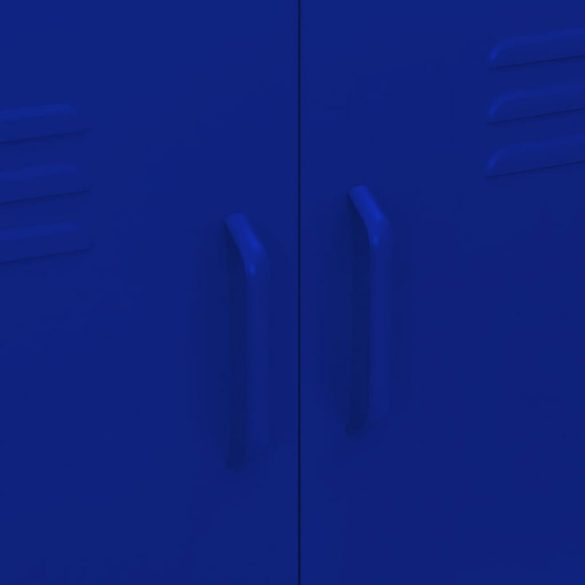 tengerészkék acél tárolószekrény 80 x 35 x 101,5 cm