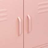 rózsaszín acél tárolószekrény 80 x 35 x 101,5 cm