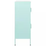 mentazöld acél tárolószekrény 80 x 35 x 101,5 cm