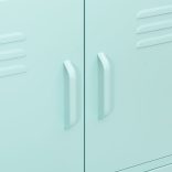 mentazöld acél tárolószekrény 80 x 35 x 101,5 cm