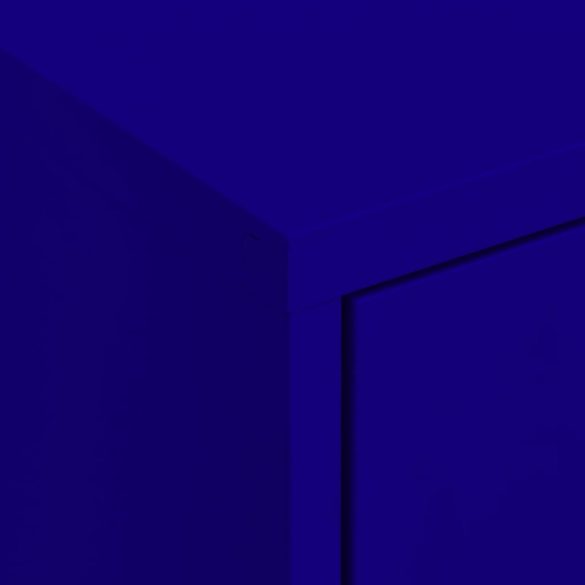 tengerészkék acél tárolószekrény 80 x 35 x 101,5 cm