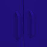 tengerészkék acél tárolószekrény 80 x 35 x 101,5 cm