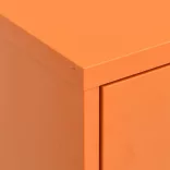 narancssárga acél tárolószekrény 80 x 35 x 101,5 cm