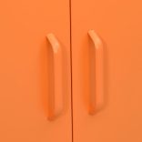 narancssárga acél tárolószekrény 80 x 35 x 101,5 cm