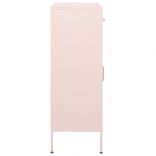 rózsaszín acél tárolószekrény 80 x 35 x 101,5 cm