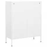 fehér acél tárolószekrény 80 x 35 x 101,5 cm