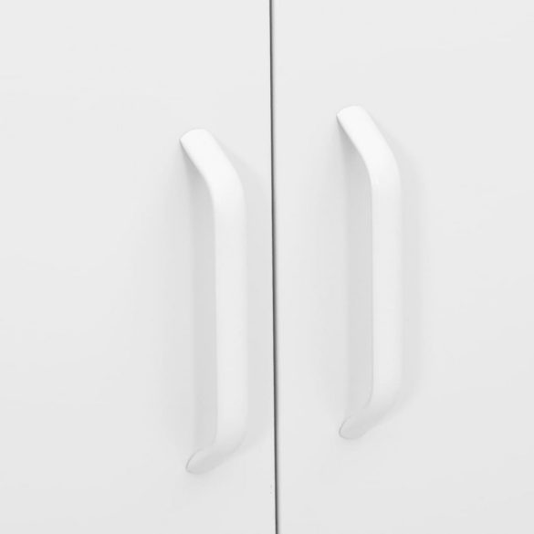 fehér acél tárolószekrény 80 x 35 x 101,5 cm