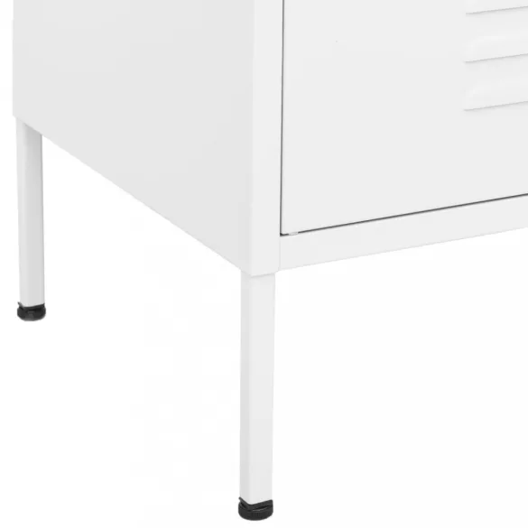 fehér acél tárolószekrény 80 x 35 x 101,5 cm