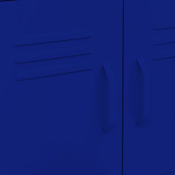 tengerészkék acél tárolószekrény 60 x 35 x 56 cm