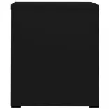 fekete acél irattartó szekrény 46 x 62 x 72,5 cm