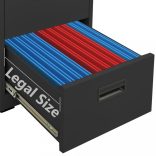 antracitszürke acél irattartó szekrény 46 x 62 x 72,5 cm