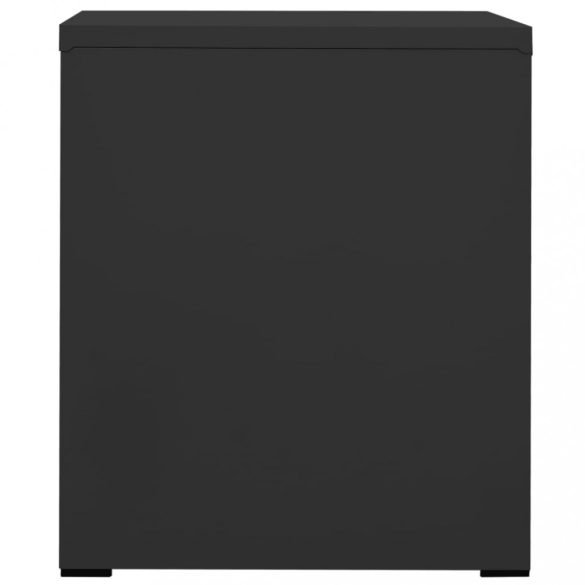 antracitszürke acél irattartó szekrény 46 x 62 x 72,5 cm