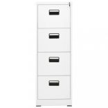 fehér acél irattartó szekrény 46 x 62 x 133 cm