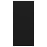 fekete acél irattartó szekrény 46 x 62 x 133 cm