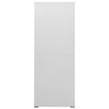 világosszürke acél irattartó szekrény 46 x 62 x 164 cm