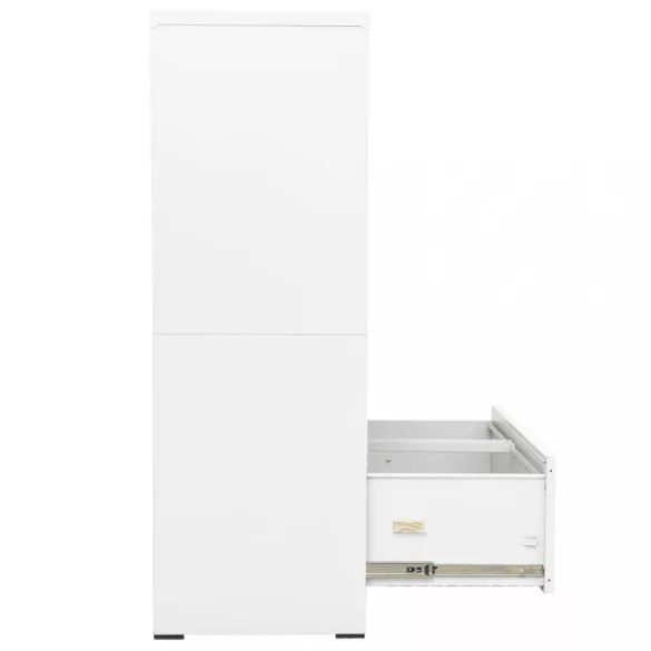 fehér acél irattartó szekrény 90 x 46 x 134 cm