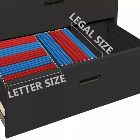 antracitszürke acél irattartó szekrény 90 x 46 x 134 cm