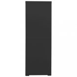 antracitszürke acél irattartó szekrény 90 x 46 x 134 cm