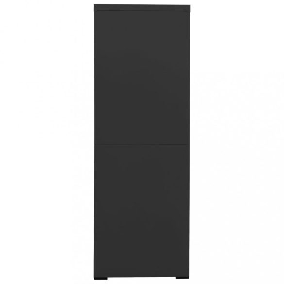 antracitszürke acél irattartó szekrény 90 x 46 x 134 cm