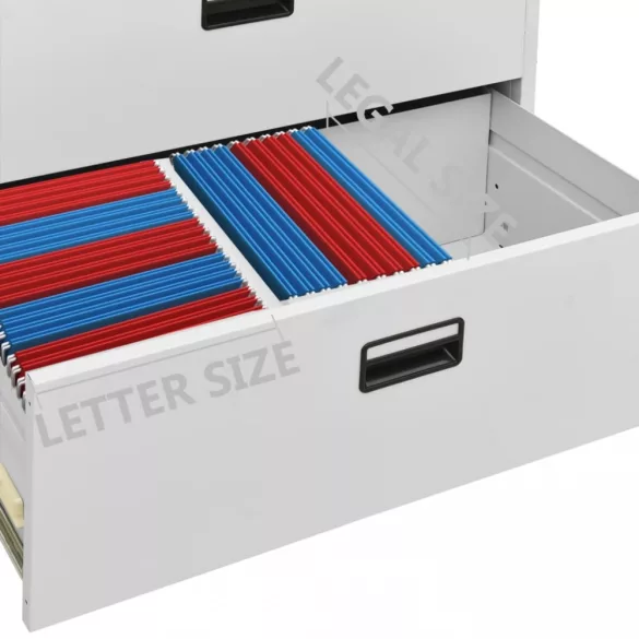 világosszürke acél irattartó szekrény 90 x 46 x 164 cm