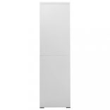 világosszürke acél irattartó szekrény 90 x 46 x 164 cm