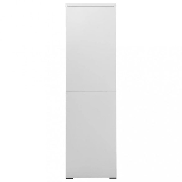 világosszürke acél irattartó szekrény 90 x 46 x 164 cm